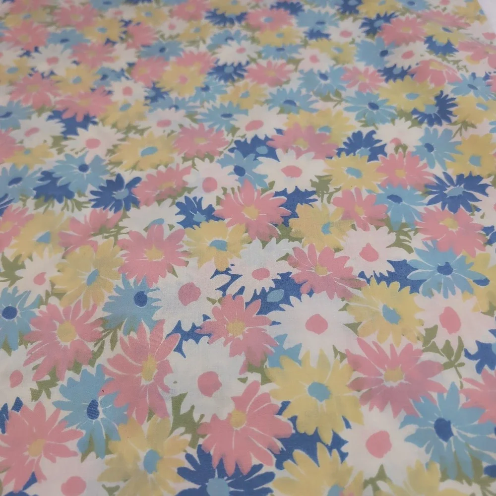 Wamsutta Ultracale Daisy Talk Pillowcase Standard Vintage Floral Cotton Girlhood